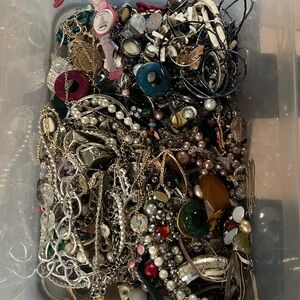 5 lbs Crafters Jewelry, Loose Beads, Repurpose, Harvest, Crafts, Jewelry Making